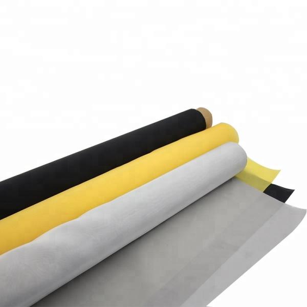 32T - 90T Polyester Monofilament Screen Printing Mesh With Excellent Abrasion Resistance