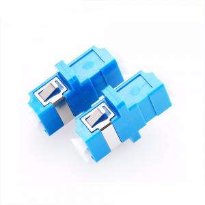 Quality Blue Color Fiber Optic Connector Adapters Multi Mode With Ears Welded Type for sale