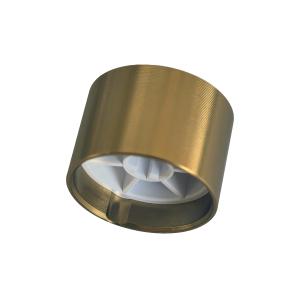 Quality Golden Color Metal Potentiometer Knobs For Potentiometer Shaft Type Knurled Or D Type for sale