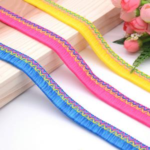 Quality KJ20003 2cm Ployester Hat Garment Tassel Fringe Trim for sale