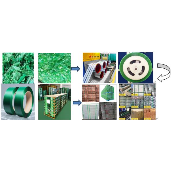 3.5m2 Filter Area PET Strap Making Machine With Fully Automatic Winder Make Strong Strength Strap 350-1300kgf