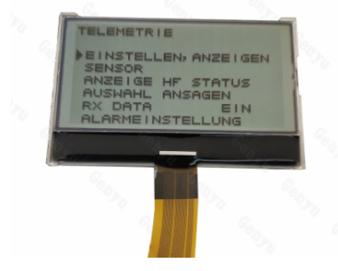 2.7 Inch 128x64 Graphic LCD Display with 3.3V Power and 26PIN FPC for Compact Device Integration