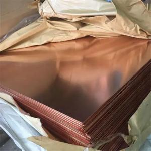 Quality Cathode C10100 Copper Alloy Sheet High Purity 99.99% for sale