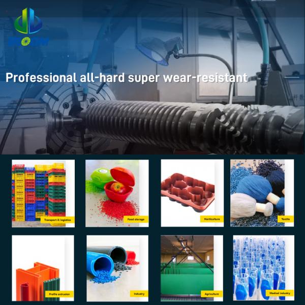 Industrial applications of our extruder barrels