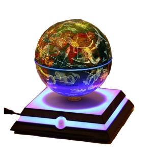 Magnetic levitation floating constellation globe world map 6inch