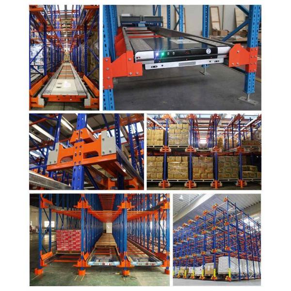 Warehouse Radio Shuttle Racking 800–1200kg/Pallet Industrial Shelving Systems Customized