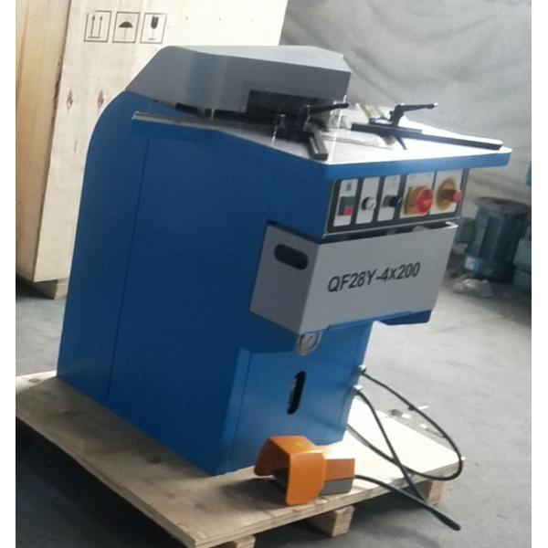 Fixed Angle Hydraulic Square Tube Right Angle Notching Machine Bar Shearing Cutting