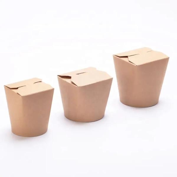 Custom printed logo pasta box packaging Hot compostable takeout pasta boxes