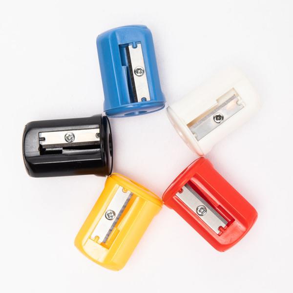 Simple Designed Red Handheld Pencil Sharpener 24mm
