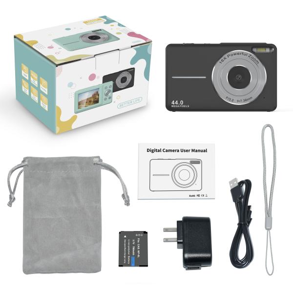 DC403 44MP HD Digital Camera 16X Digital Zoom Cameras Support For Taking Photos Recording Videos