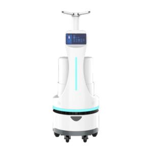 Buy cheap IPS Screen 1024x600 Smart Service Robot Hydrogen Peroxide Spray Disinfection from wholesalers