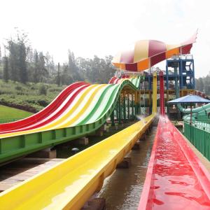 Quality General Water Park Item Custom Water Slides High Speed With 120 Riders / H Capacity for sale