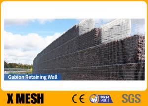 Quality Hot Galvanized Gabion Wire Mesh Baskets Retaining Wall Spirals / Helicals Connected for sale