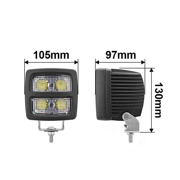 Wholesale High Quality Square Auto Lighting Tractor Forklift Heavy Duty Work Light