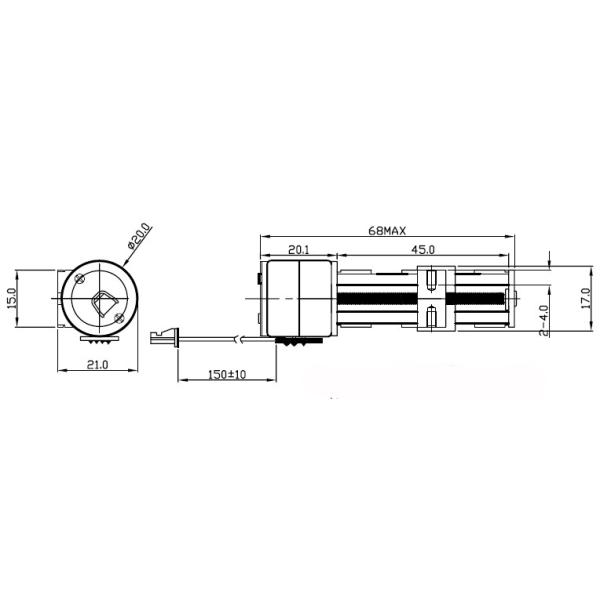 SM20-35L Slider Stepper Motor