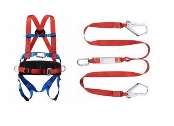 Buy Lineman Safety Harness Construction Safety Tools 100% Polyester Safety Belt at wholesale prices
