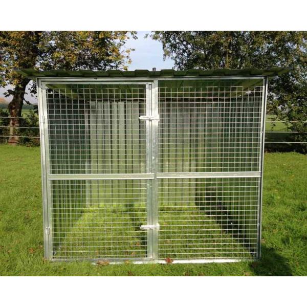 Galvanized bird aviary cage