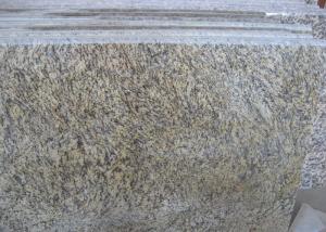 Quality Tiger Skin Gold Yellow  Granite Countertop Tiles , Granite Kitchen Tiles Polished for sale