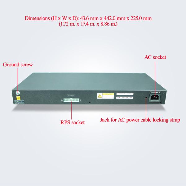 10 GE SFP+ 16 Port Gigabit Switch S6720-16X-LI-16S-AC 32K MAC Address