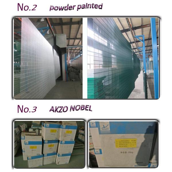 V fold 358 high security fencing panels