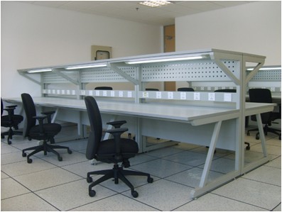 1830*900 Table Support Antistatic Cleanroom Bench With Drawer