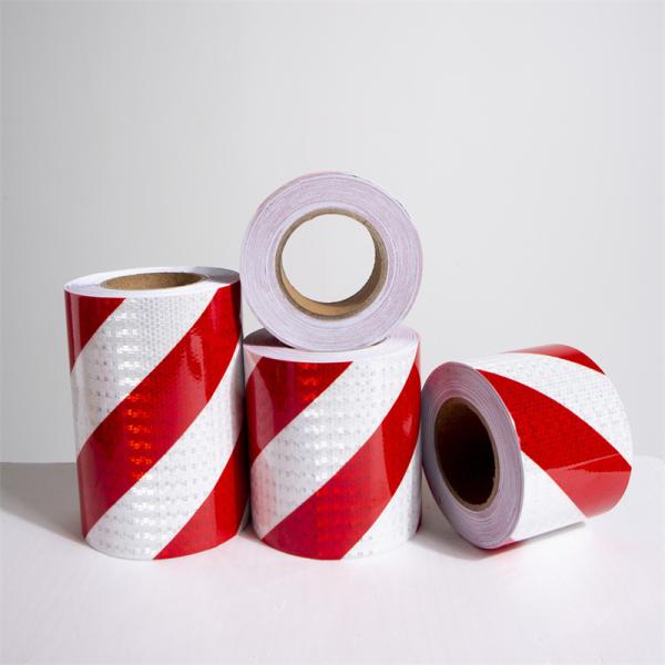 2 Inch High Intensity Prismatic Reflective Caution Tape Sticker For Work Zone Marking