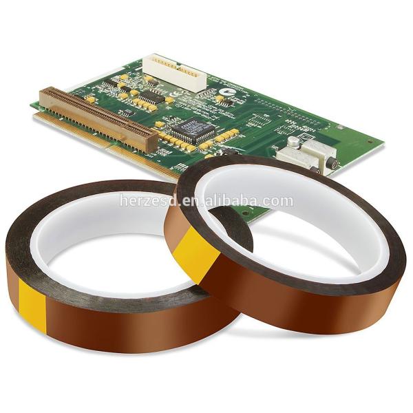 Single Sided Silicone Adhesive Polyimide ESD Kapton Tape