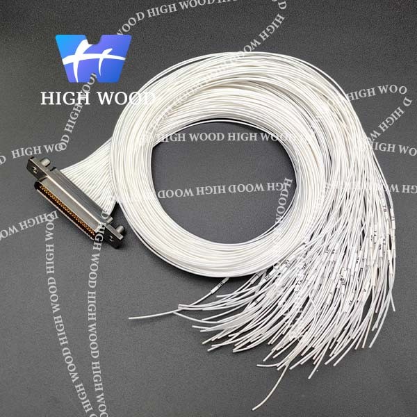 J30J SERIES MICRO-D Connectors, J30J-100ZKL L=500 , J30J Series Twisted Pin Micro Rectangular Electrical Connector