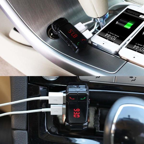 BC06 High Performance Digital Wireless Bluetooth Fm Transmitter in-Car Bluetooth Receiver Fm Radio Stereo Adapter