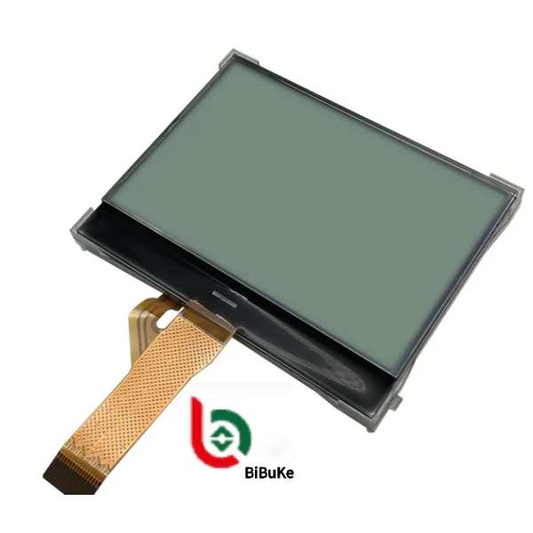 Monochrome 128x64 Graphic LCD Display with ST7565R Controller, 3.3V Operating Voltage, and Transflective Polarizer