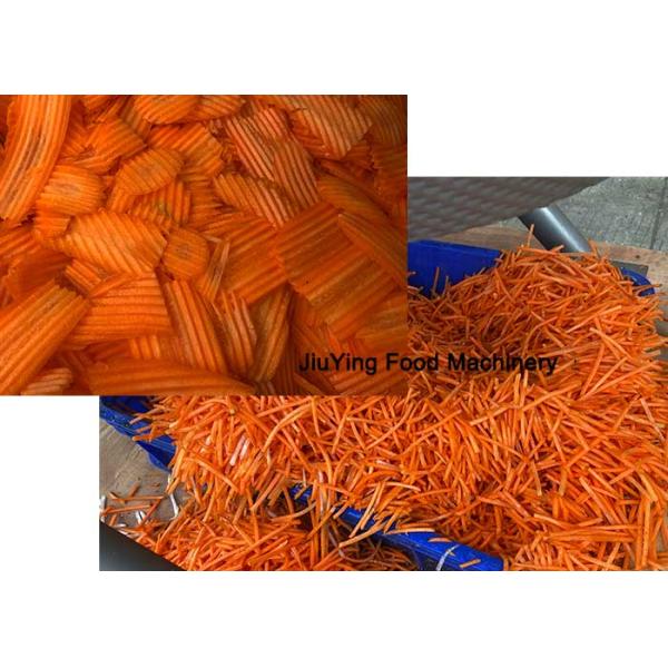 220V 2.85KW Vegetable Processing Equipment Commercial Carrot Slicer