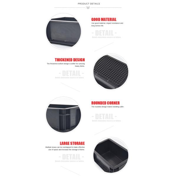 Moisture Proof Anti Static ESD Safe Plastic Boxes Nontoxic PCB Circulation