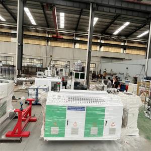 China Twin Screw Plastic Extruder Machine , PVC Two Screw Extruder on sale