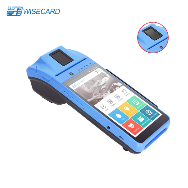 Touch Screen Smart POS Terminal , Portable Credit Card Swipe Machine