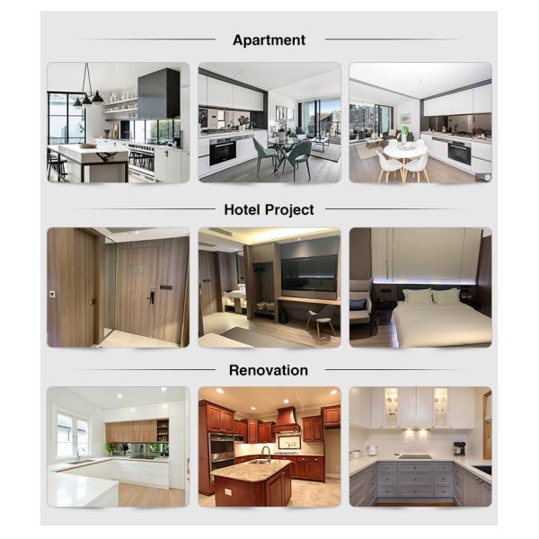 Luxurious High End Kitchen Cabinet Set with Fine Workmanship and Wooden Shaker Design