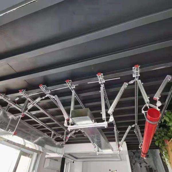 Adjustable Anvil Cable Tray Seismic Bracing Support System For Mechanical Equipment
