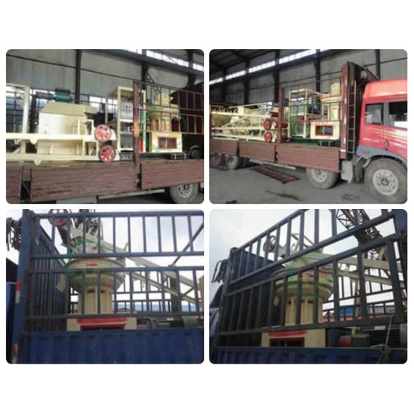 1-2T Ring Die Wood Sawdust Biomass Pellet Making Machine With CE