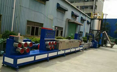100% Strap Scrap 3 Lines Plastic PET Strapping Band Extrusion Line
