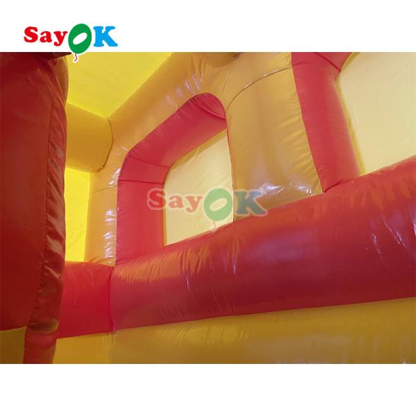 Outdoor Inflatable Slide Simple PVC Inflatable Bouncer Slide Blow Up Commercial Slide With Pond For Kids