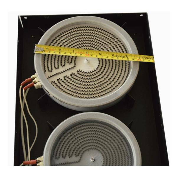 CE Scratch Resistant Classy Cook 2 Burner Ceramic Cooktop