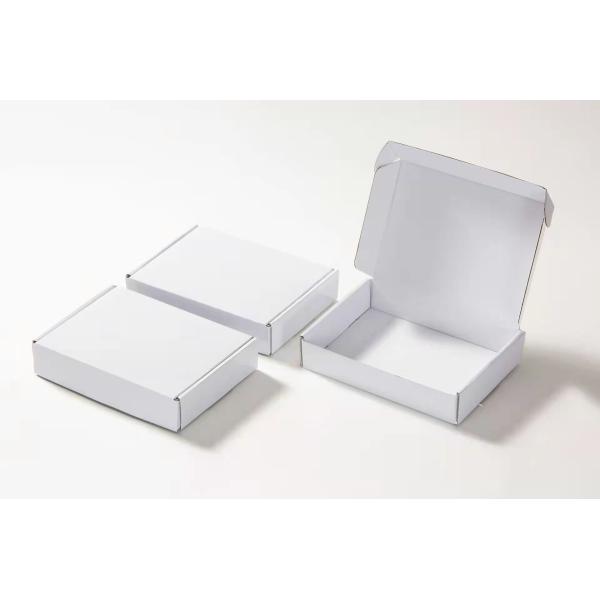 Colored Mailer Corrugated Cardboard Shipping Box Durable With Logo Printed