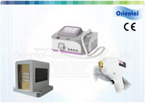 Buy Pain Free Portable Diode Laser Hair Removal Machine For Face / Arms / Chest at wholesale prices