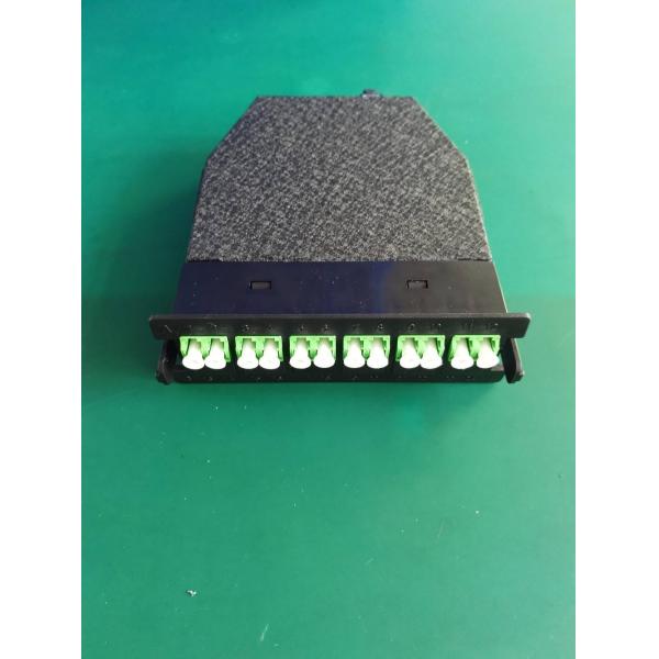 MTP Module Cassette FTTH Fiber Optic Patch Panel APC UPC 12 / 24 Core