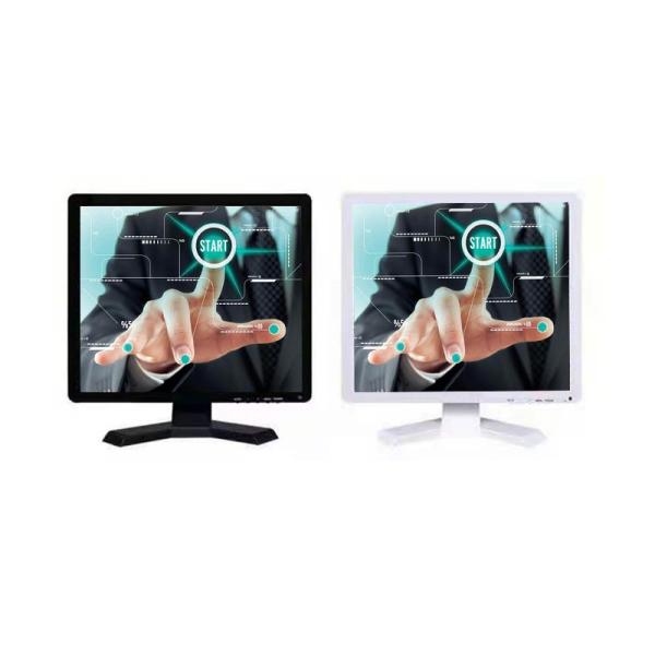 Desktop Computer 15 Inch Touch Screen Monitor For Pos Touch HDMI VGA Input DC