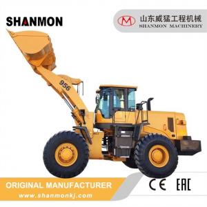 China 956 Front Wheel Loader With Front Mount Bucket And 4 Wheels Drive on sale