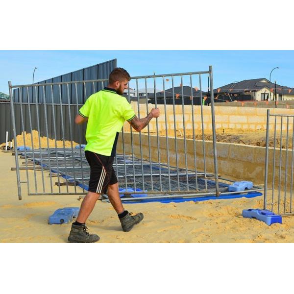 Pool Fence Foot, Galvanized Temporary Pool Fencing Panels