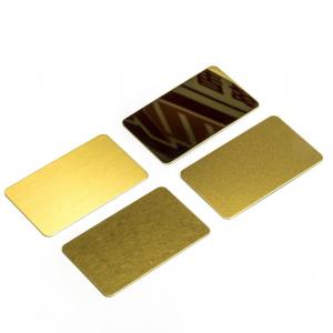 China AISI Mirror Stainless Steel Sheets Gold Blue Super Mirror 8K Finish on sale