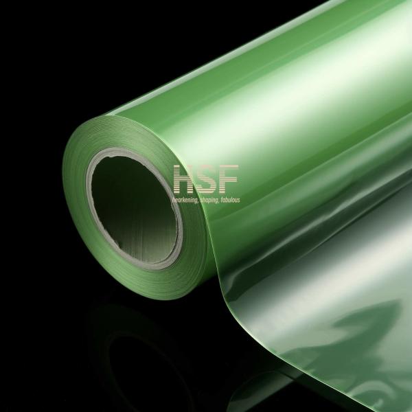 Translucent Green Anti Static Protective PET Film 20 Micron