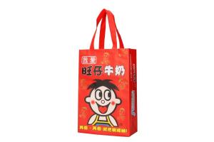 China Eco custom LOGO Promotional Custom Laminated PP Non Woven Tote Shopping Bag on sale