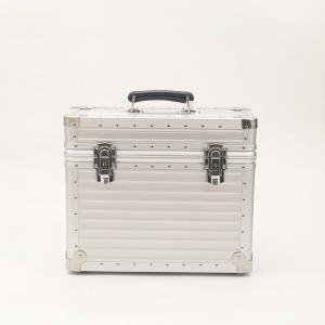China Aluminum Pilot Case Silver Flight Box With Customized Lining on sale